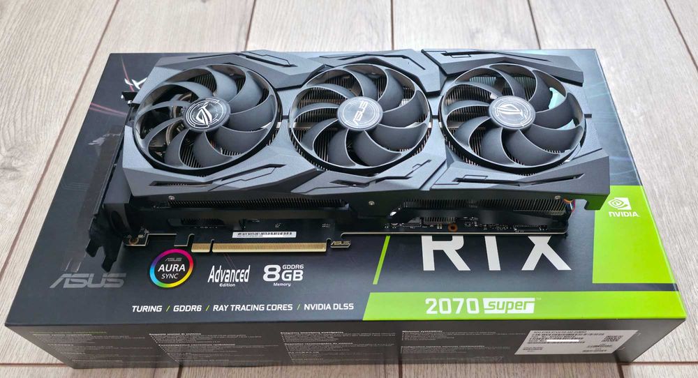 Видеокарта ASUS ROG Strix GeForce RTX 2070 SUPER Advanced Edition 8GB