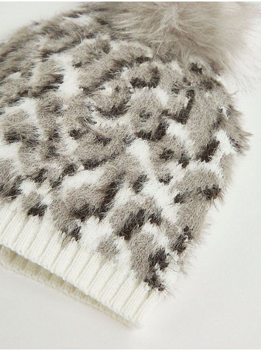 плетена шапка, дамска, зимна