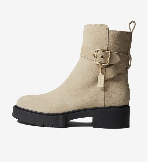 COACH Къси ботуши в Светлокафяво оригинални