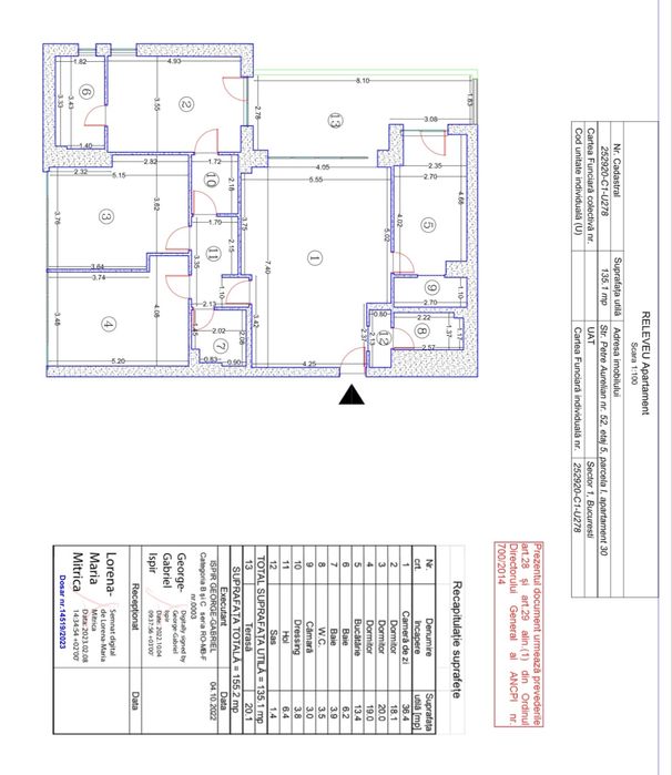 Apartament 4 camere green lake