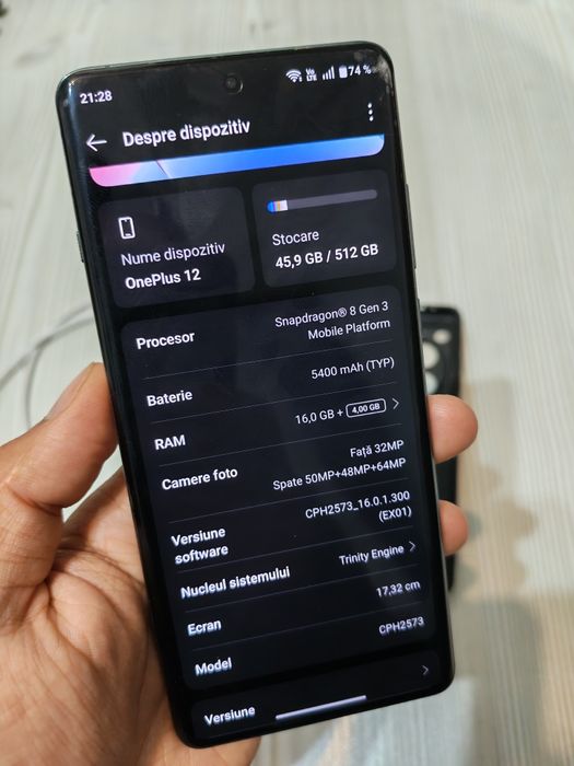 OnePlus 12 -16Gb ram 512gb storage stare noy