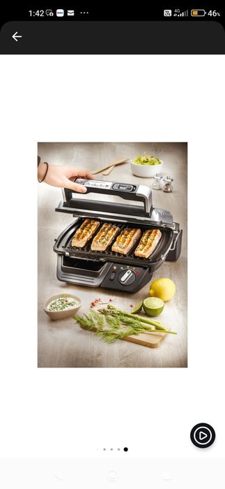Grătar Electric Cu Timer Tefal Super Grill (NOU))