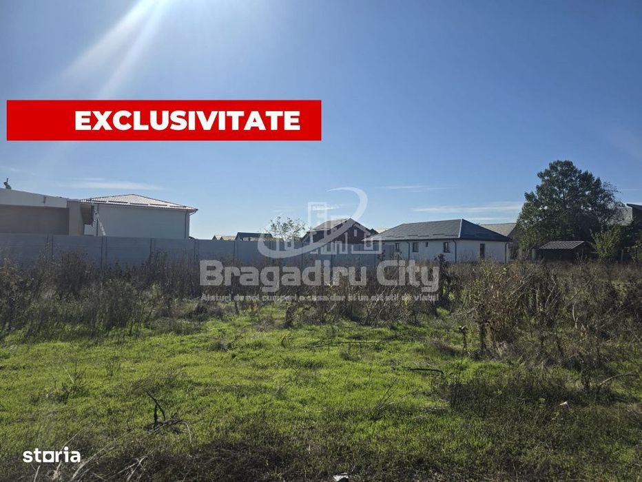 Teren intre case gaz si curent pe teren