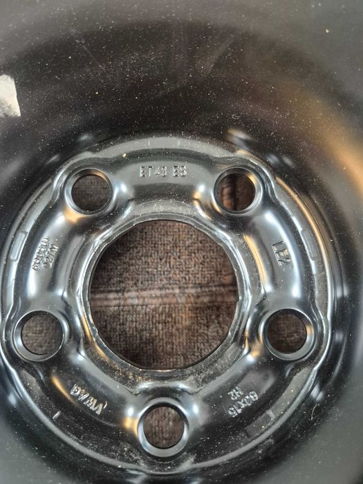 Roata Rezerva 5x100 15'' - 195/55/15 - OEM VW Polo / Seat Ibiza / Skoda Fabia - NOUA !