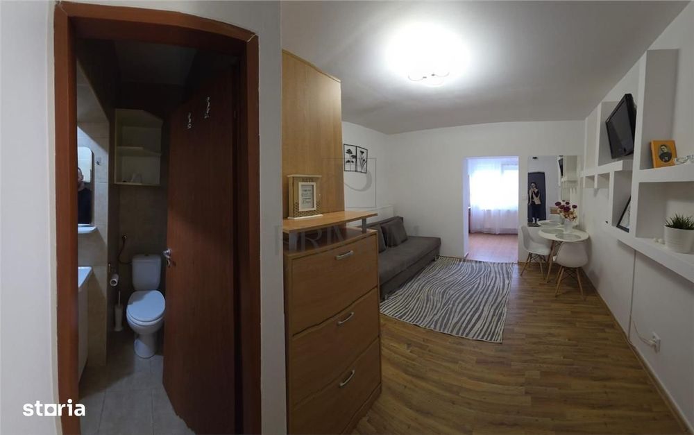APARTAMENT 1 CAMERA - mobilat si utilat , semidecomandat