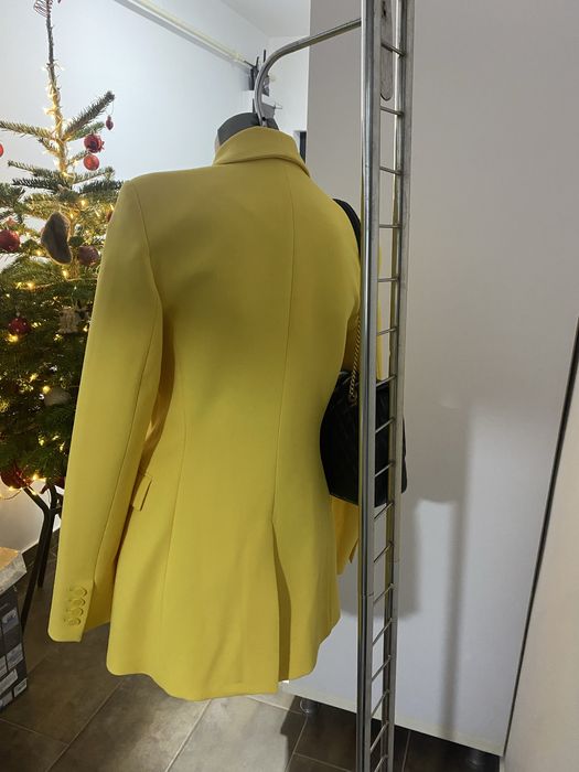 Sacou drept cu guler smoching Zara ZW