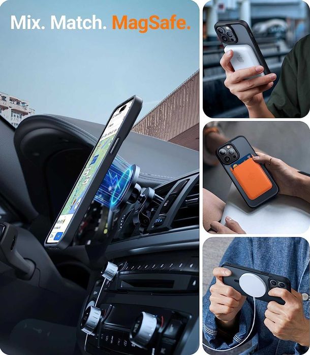 Husa magnetica MATEPROX pentru iPhone 14 6.1,compatibila MagSafe