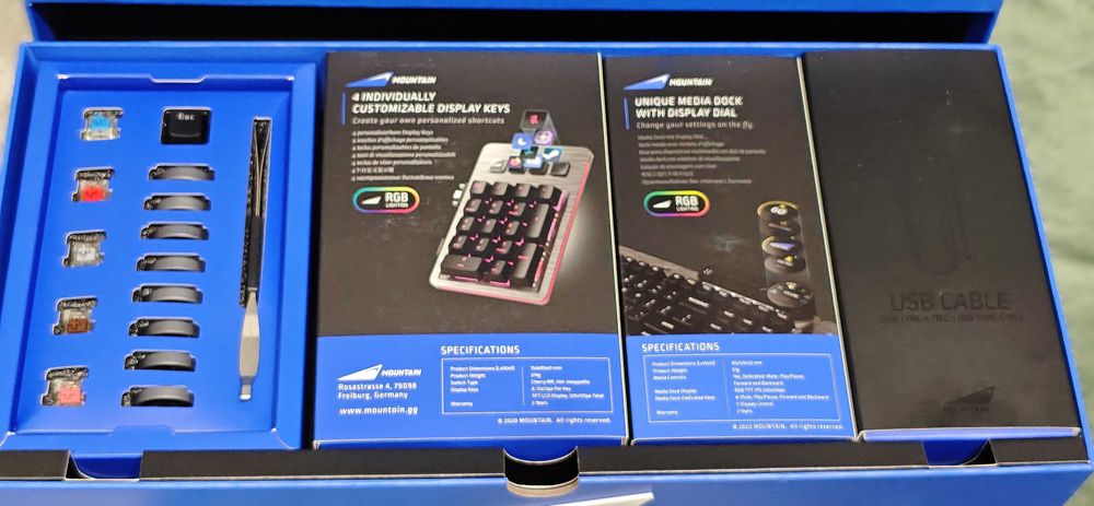 Геймърска клавиатура Mountain Everest MAX