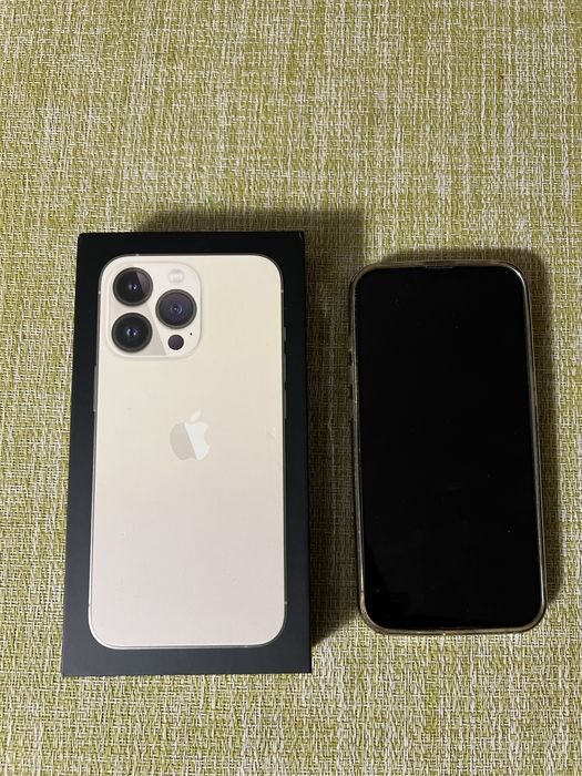 Iphone 13 pro 128gb fullbox unul gold si alb schimb cu 15 pro