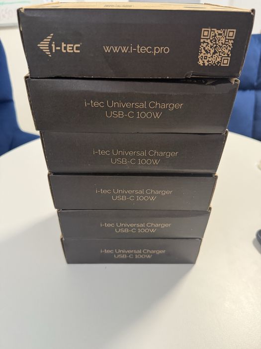 Incarcator Laptop I-TEC USB-C Universal 100W Negru