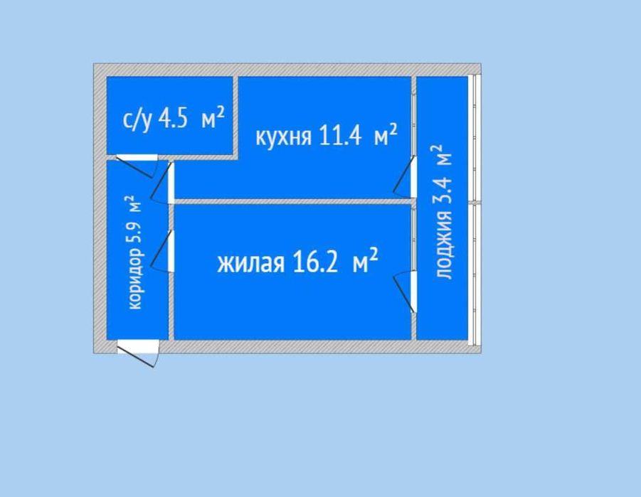 Продам 1 комн в Береке