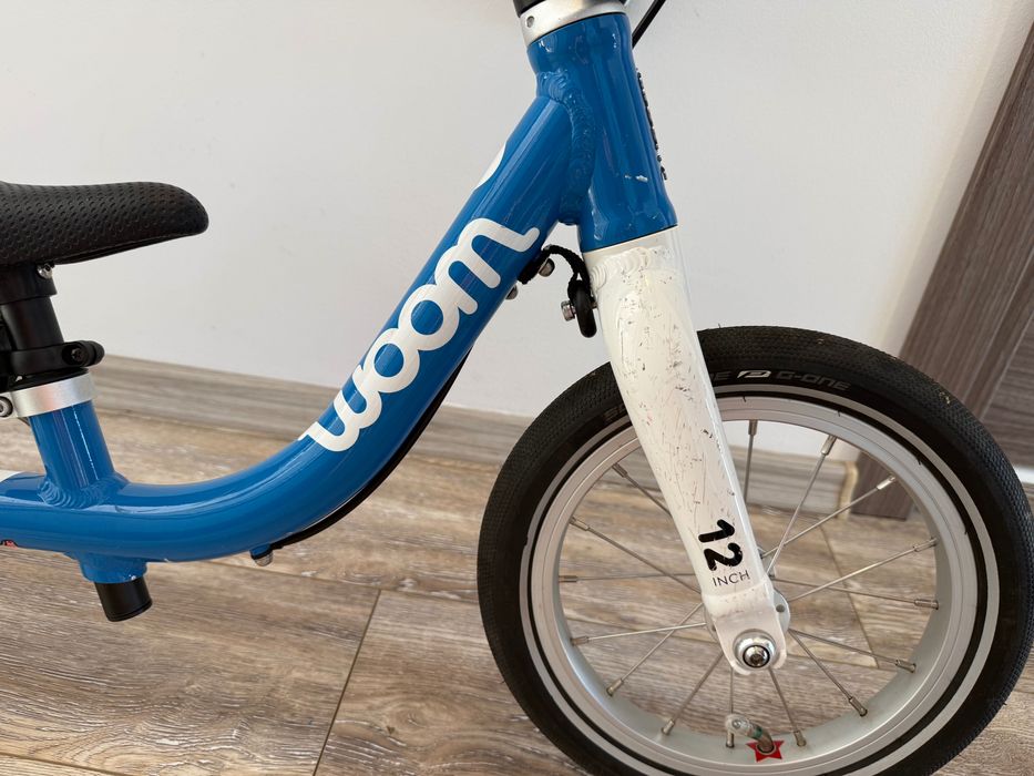 Bicicleta Woom 1 + geanta transport Butler, sonerie Woom si camera de rezerva