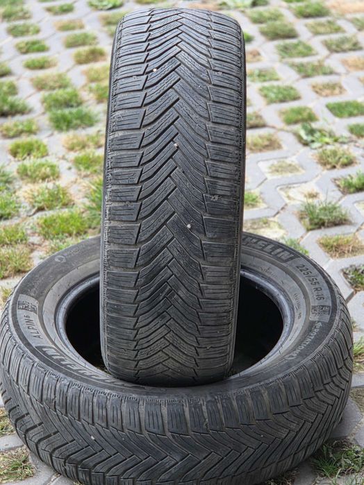 2 бр. Michelin Alpin 6 225/55 R16 99H XL – DOT 2018 – Италия – ~6 мм