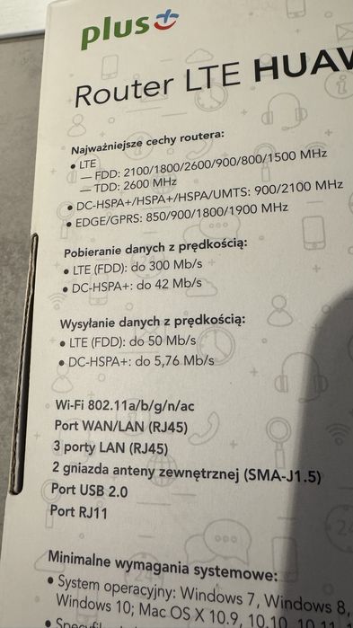 Router Huawei 4G  cu SIM . Model B525.