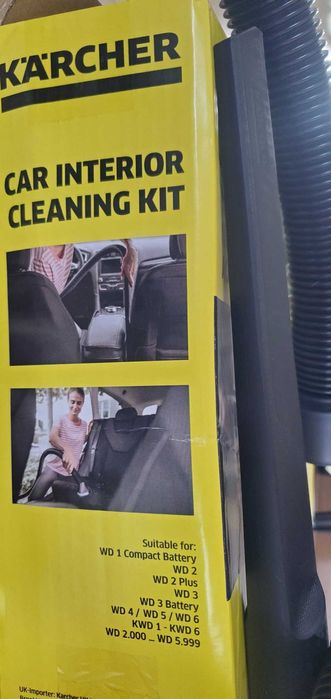 Set accesorii kaercher pentru curățarea interiorului autoturismului