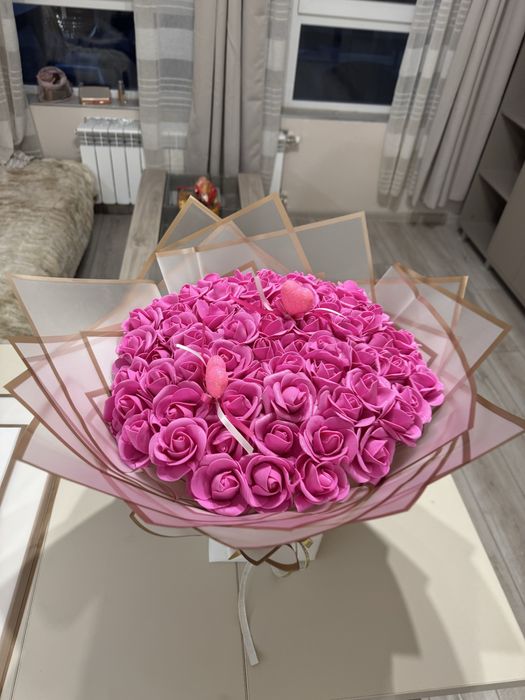 Букет от вечни рози