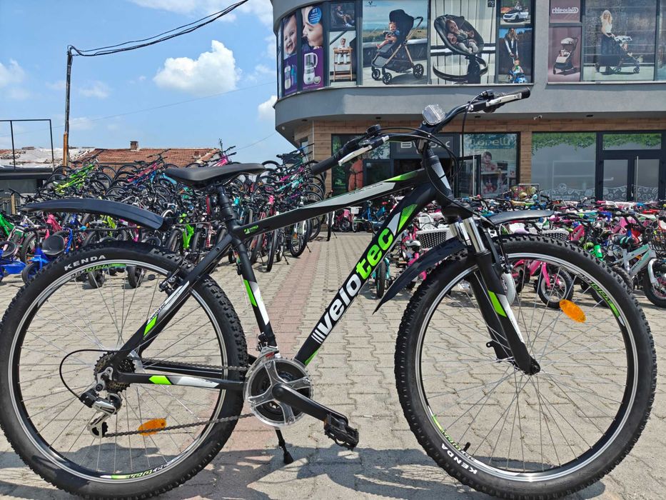 PA Алуминиев велосипед 27.5" PRO зелен