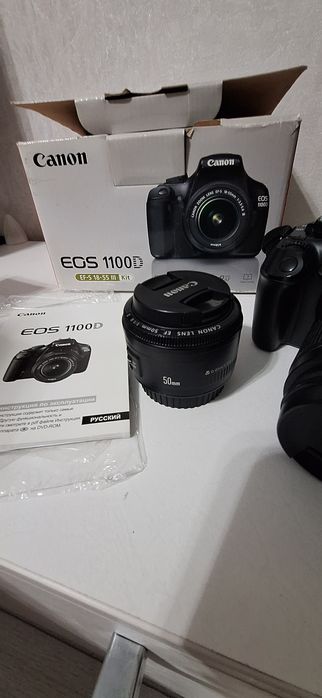 Продам фотоаппарат canon eos 1100d
