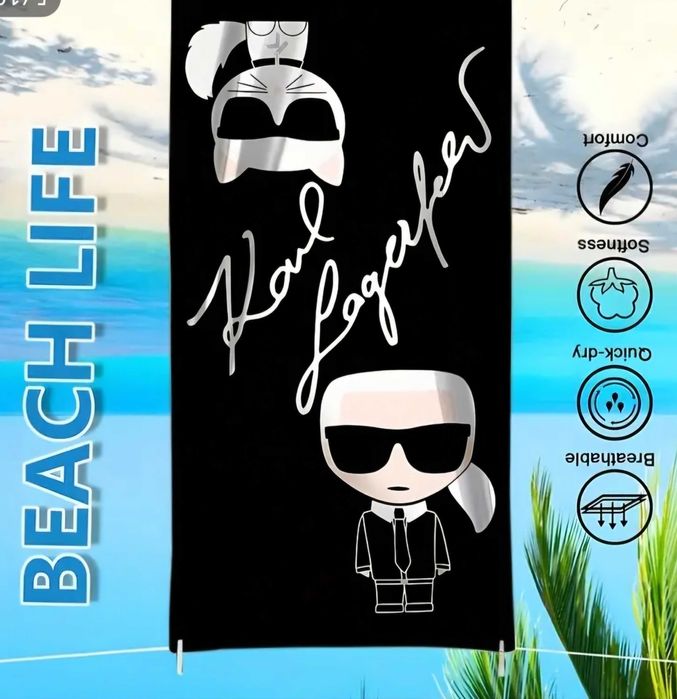 Karl lagerfeld, GUESS плажни кърпи