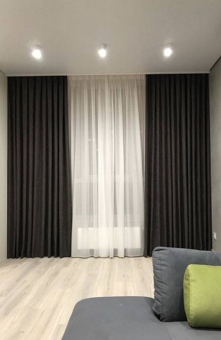 Шторы блэкаут черного цвета