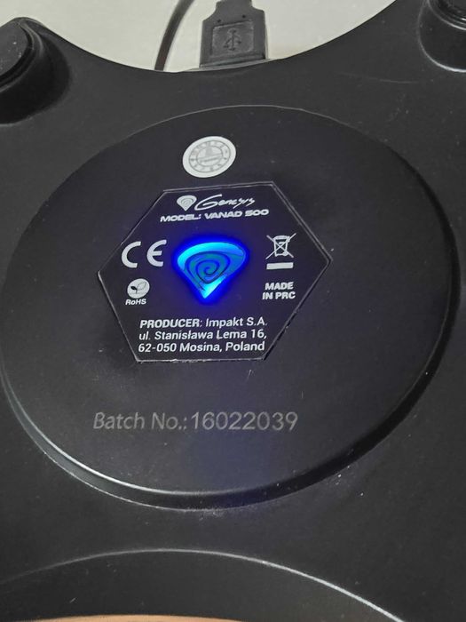 Stand pentru Casti Genesis cu Mouse Bungee si Hub USB-Vanad 500 Black