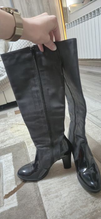 Cizme elegante piele