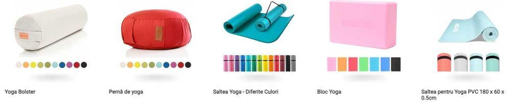 Saltele si accesorii pentru Yoga