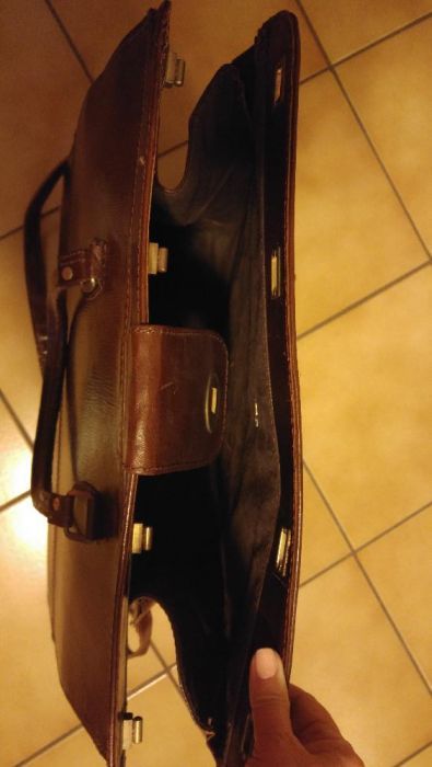 Geanta din piele de camila, artizanala