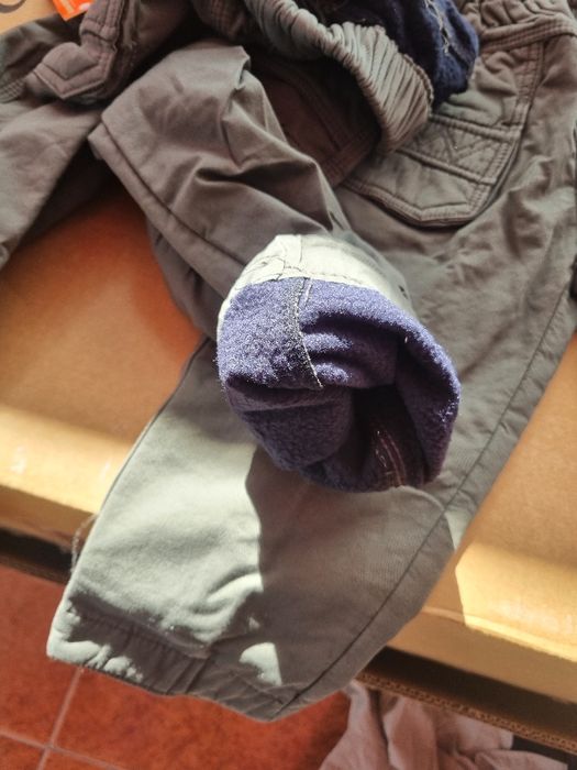 Pantaloni băieți groși căptușiti pe dinauntru