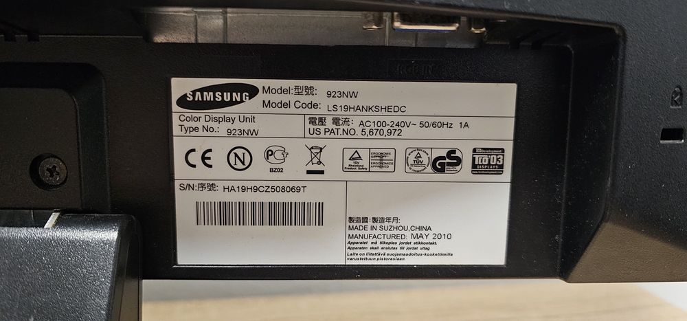 Monitor Samsung Rabla