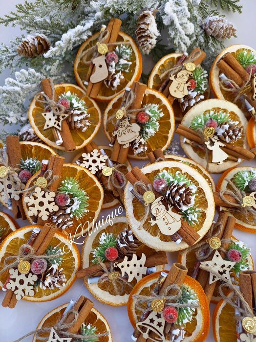 Коледни късмети с портокал и канела