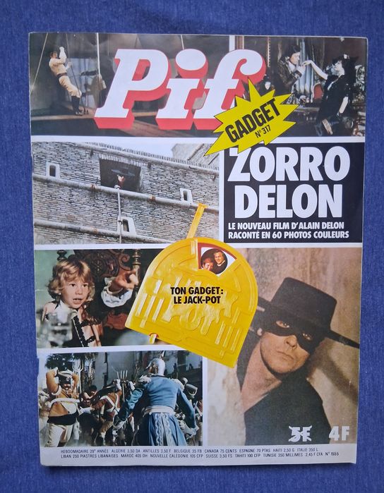 Редки Издания на Култовото Френско Списание PIF Gadjet