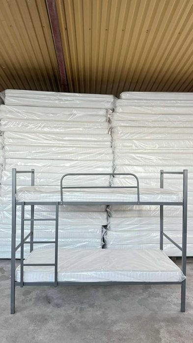 Pat metalic etajat BEL 8+2 saltele +set lenjerie complet–Super Oferta!