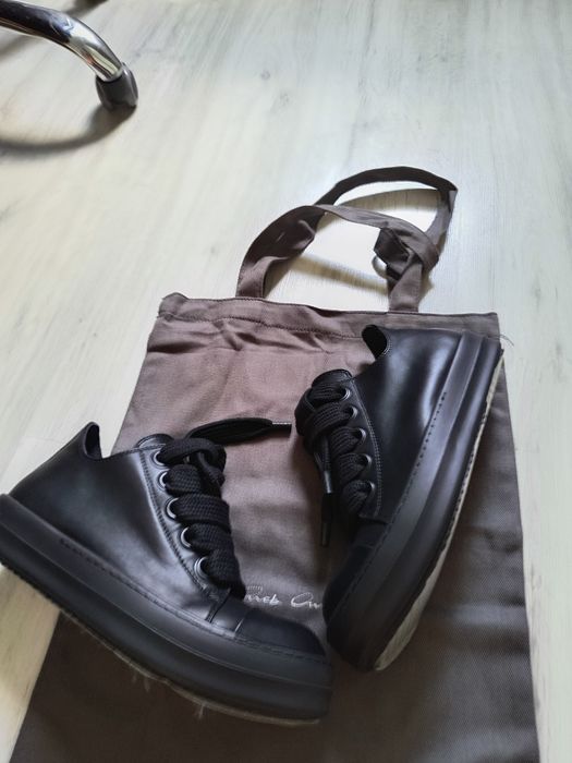 Rick Owens Ramones low leather 42