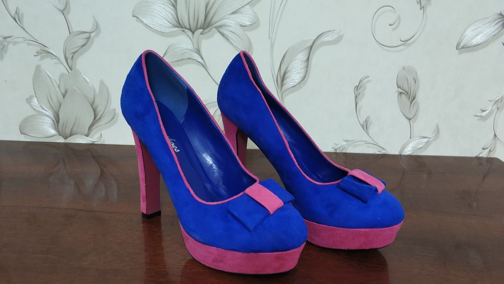 Замшевые туфли