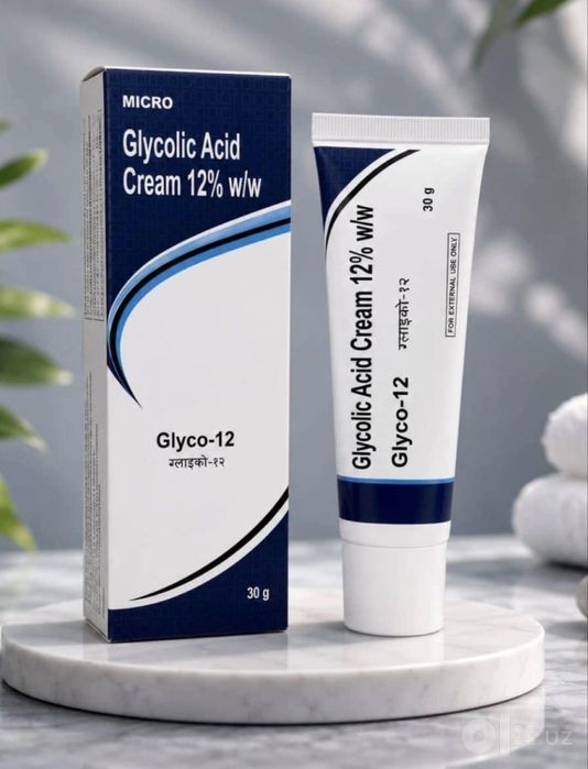 Gliko 12 Cream крем гликолевая кислота от пигментации и от угрей акне