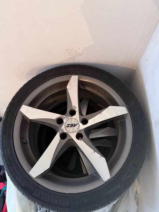 Джанти с гуми за ауди 18” 5x112 централен отвор 66,6