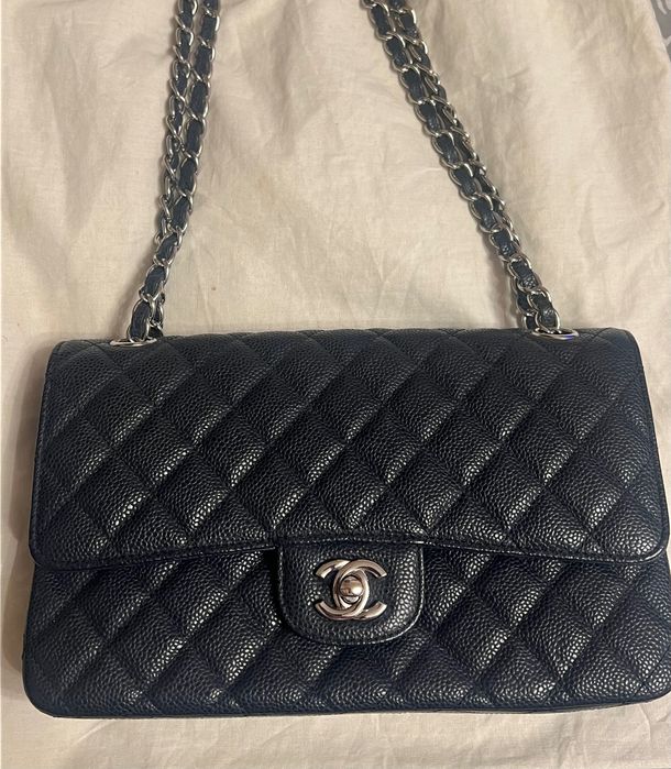 Естествена кожа чанта Chanel