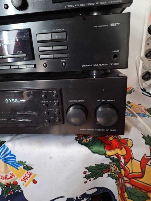 Linie Kenwood ,Deck dublu KX-W4080.CD DP-1080,Statie receiver KR-A2080