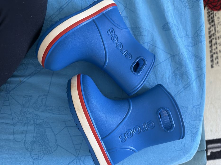 Рещиновые сапоги crocs оригинал , размер C7