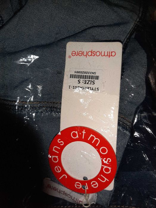 Set de blugi Atmosphere,blugi și jachetă jeans,NOU cu etichetp,măr36/s