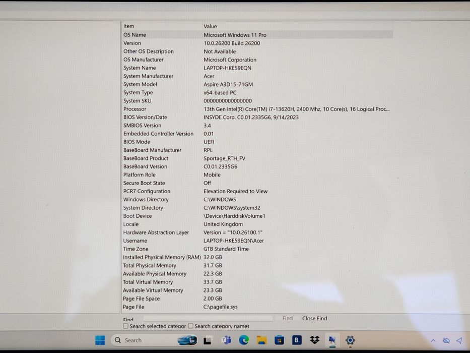 Laptop cu ecran 3D Acer Aspire 3D 15 SpatialLabs A3D15-71GM