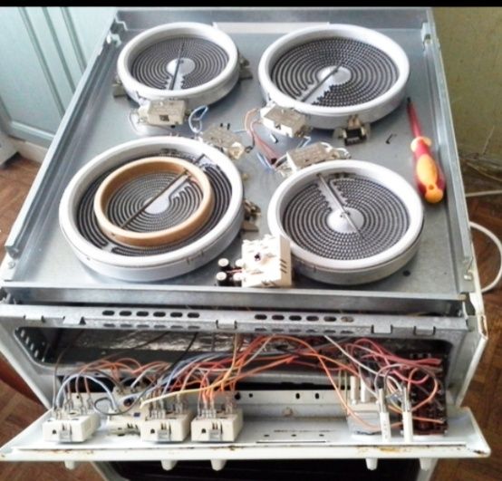 Ремонт  Духовок Электроплит Микроволновок. МАСТЕР СТАЖ РАБОТЫ