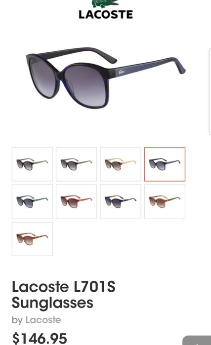 Слънчеви очила Lacoste Лакост