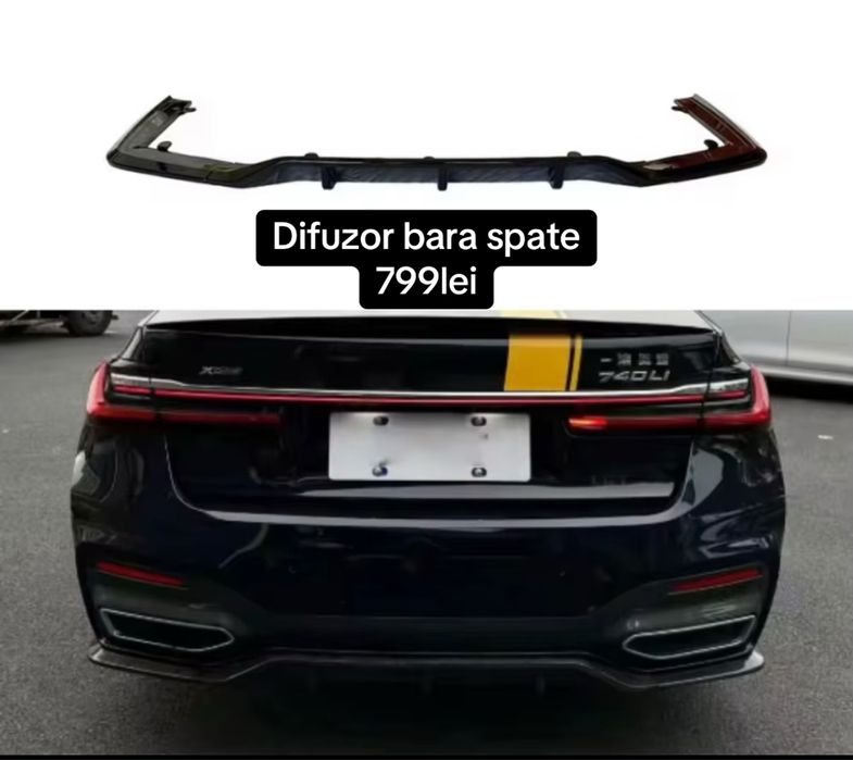 Difuzor ornament bara spate evacuare BMW G11 G12 seria 7