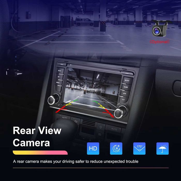 Мултимедия за Audi A4 B6 B7 RS4 навигация Android плеър 2DIN А4 Ауди, 2DIN, Audi A4 B6, B7