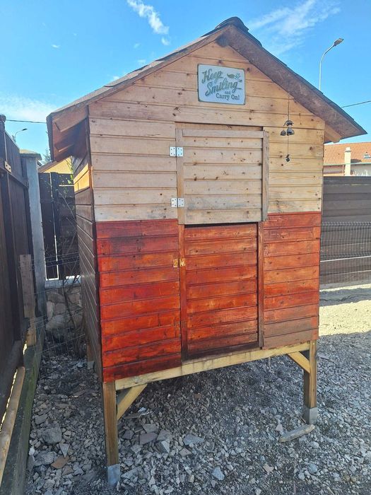 Casuta lemn(tratat/impregnat) copii