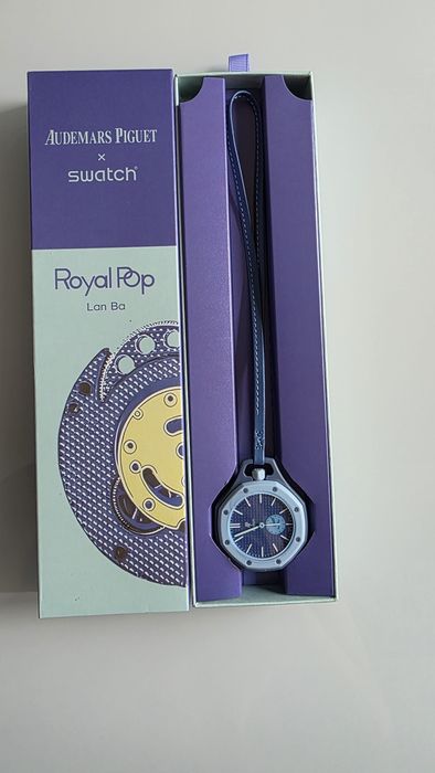 Ap x swatch royal pop
