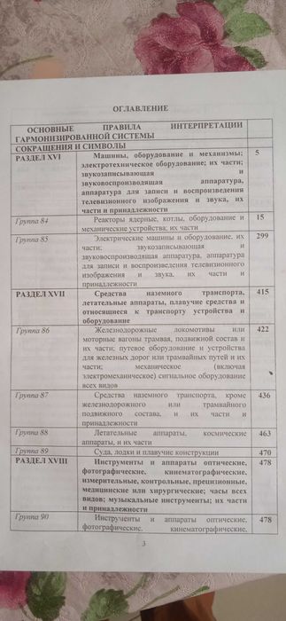 Пояснения к ТН ВЭД.