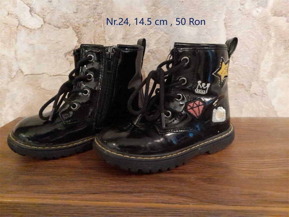 Ghete, botine și cizme de iarnă pentru copii mărimi între 24 și 27